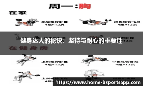 健身达人的秘诀：坚持与耐心的重要性